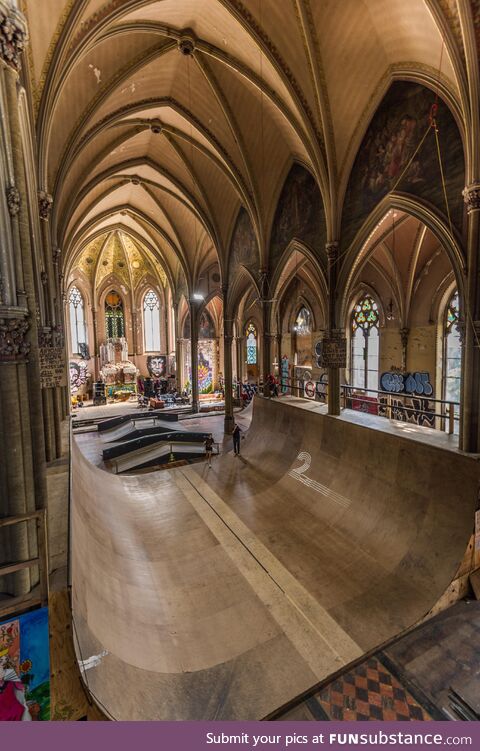 St. Liborius Church, purchased by skaters and turned into a dream park