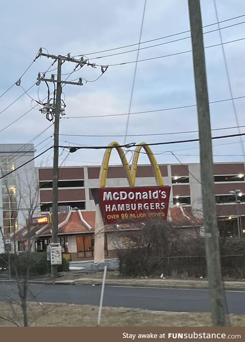 Well I haven’t seen one of these in a while, it’s the McDonald’s building with the