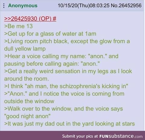 Anon gets Water