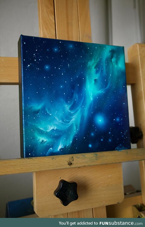 Abstract Nebula oil painting, OC