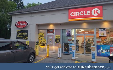 Circle K's in Canada sell Cannabis