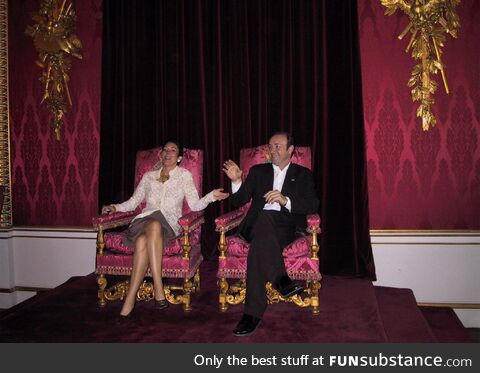 Kevin Spacey & Ghislaine Maxwell at Buckingham Palace