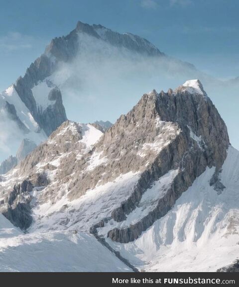 View from my AirBnb in Switzerland