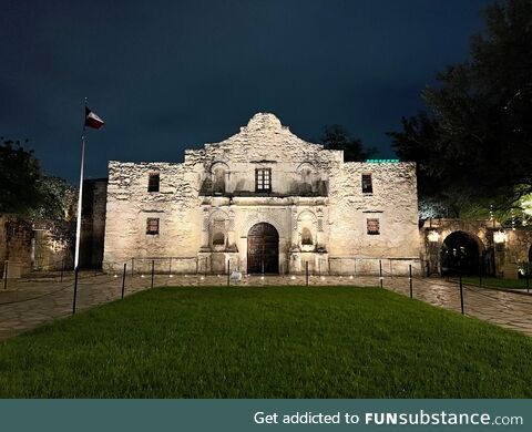 My first time seeing the Alamo