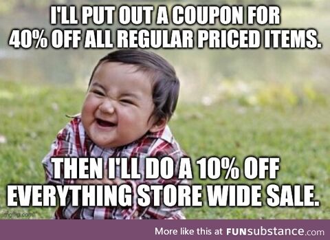 Rarely am I actually able to use the 40% off coupon for Joann Fabric