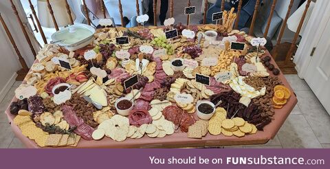 My sister's Christmas charcuterie board