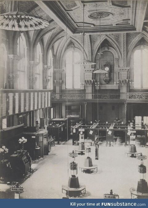 NYSE Trading Floor in 1881