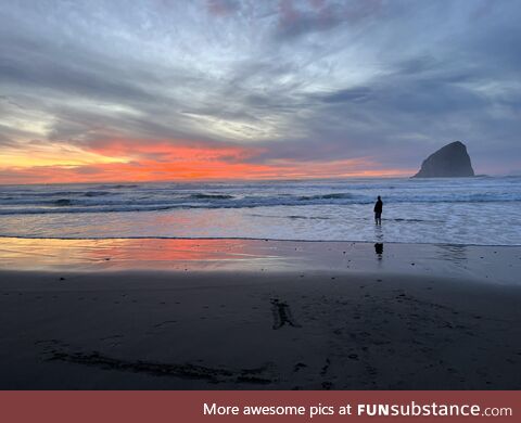 Was lucky enough to spend New Years Eve on the beach with my fiancé