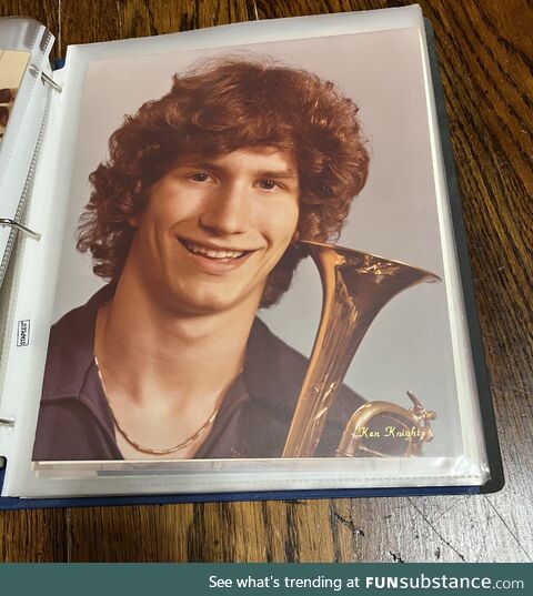 Going through an old family album, apparently my brother looked like Andy Samberg 30