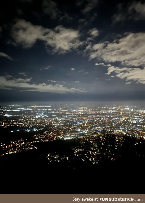 Night view of Sofia, Bulgaria!