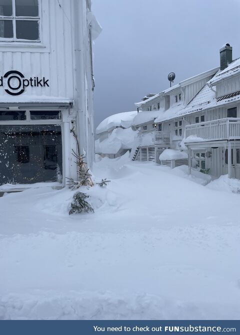 South norway currently. We have had like 5 meters of snow the past 4 days