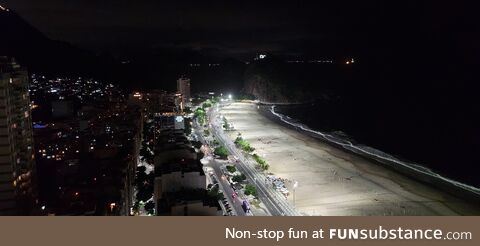 Boa noite from Copacabana, Brazil