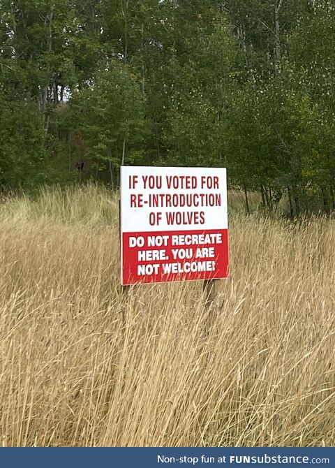 A sign in Colorado. Not everyone is pro-environment