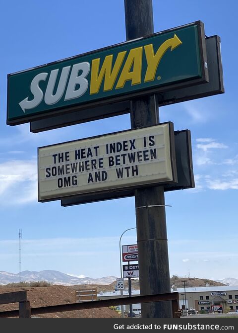 Subway in Salina, Utah