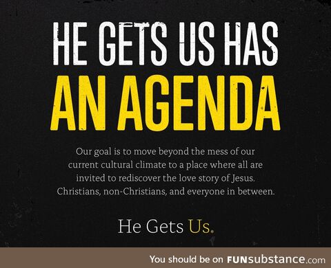 We’ve been accused of pushing “our agenda.” We think it’s time to make that