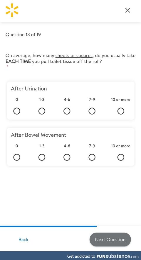 Walmart surveys are getting really personal