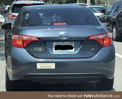 Proud parent bumpersticker