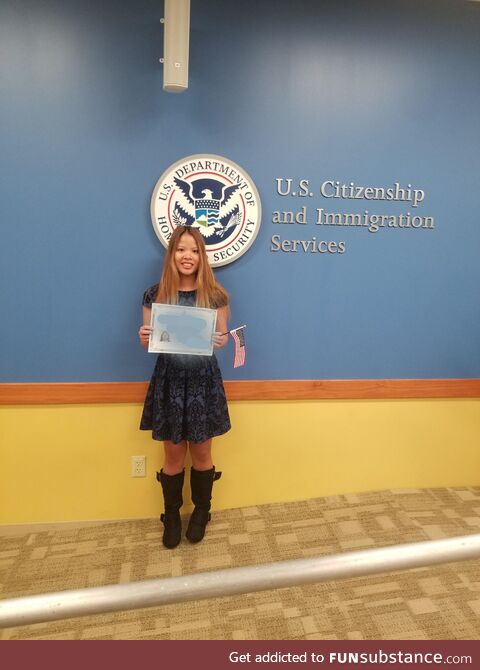 I thought this day would never come! I am finally an American Citizen!