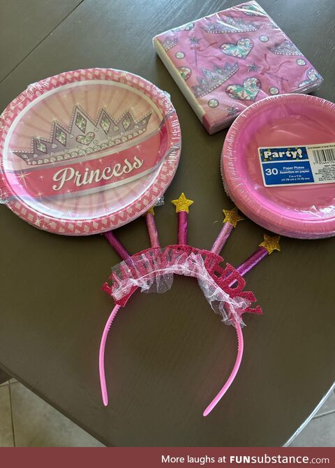 Today is my wife’s birthday. My MIL just dropped off some party supplies for later. My