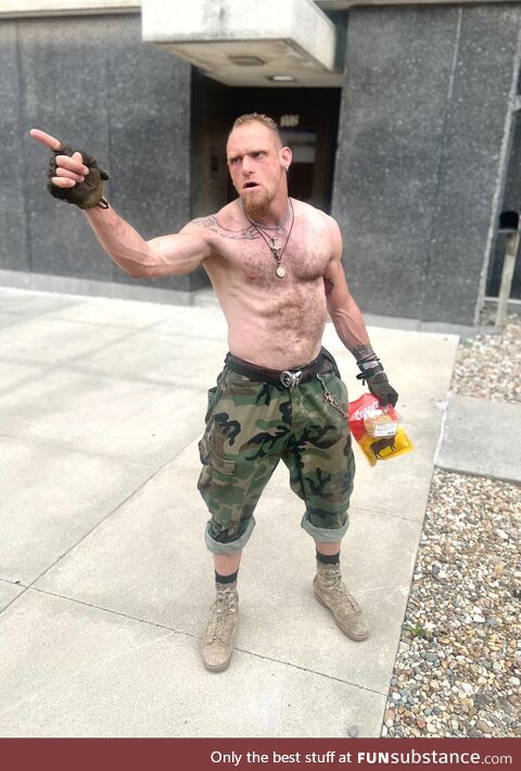 I think I just ran into Techno Viking in downtown Iowa City