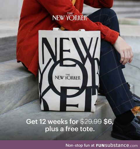 Flash Sale: Subscribe to The New Yorker and get 12 weeks for just $6. Plus, get a free
