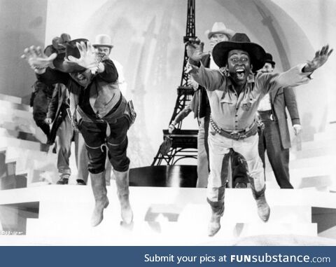 Gene Wilder and Cleavon Little in "Blazing Saddles" (1974)