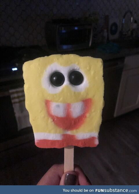 After eating approx. 360 spongebob pops, this is the first one I’ve gotten with