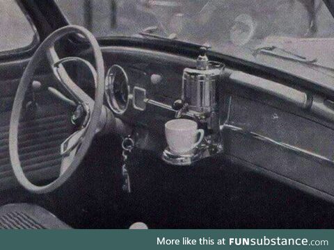 Coffee Machine in Volkswagen from 1959