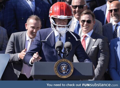 Football Biden isn't real, Football Biden can't hurt you