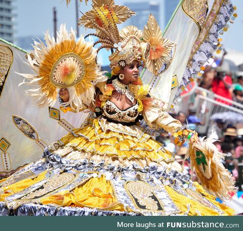 Caribana Performer at the The Toronto Caribbean Carnival