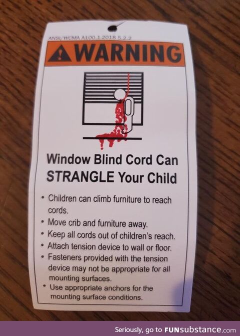 This warning label is just gruesome