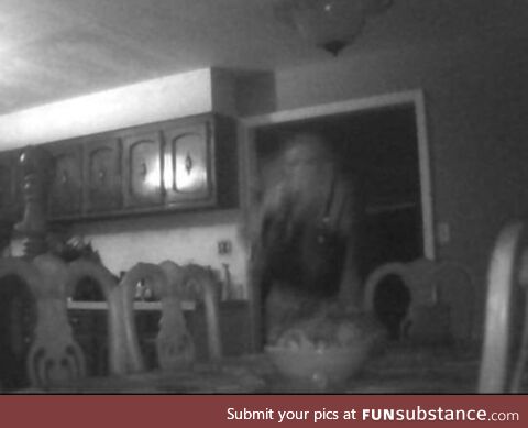 This was captured at 4:28 am on my security camera back in 2016