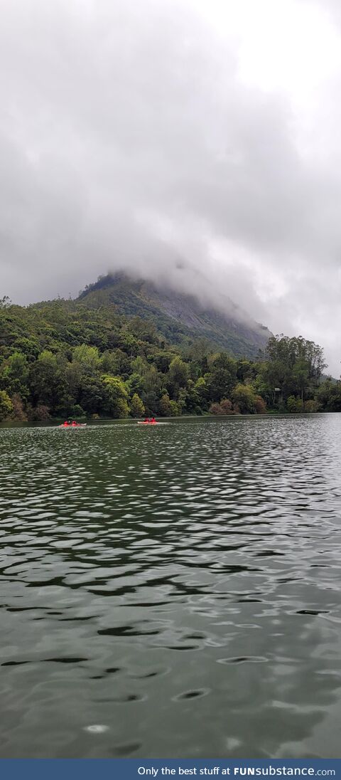 Paddle boating in Munnar, Kerela