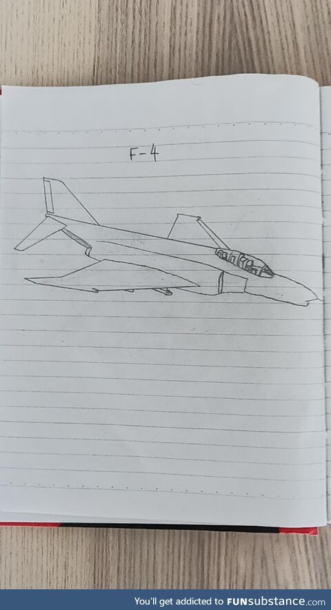 I drew an F-4 Phantom II