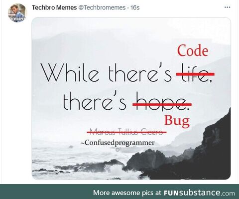 While there is code, there are bugs