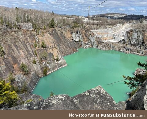 [OC] Quarry in Barre, Vermont (USA)