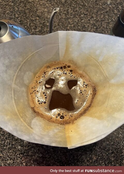 My morning coffee feels the same way I do about mornings
