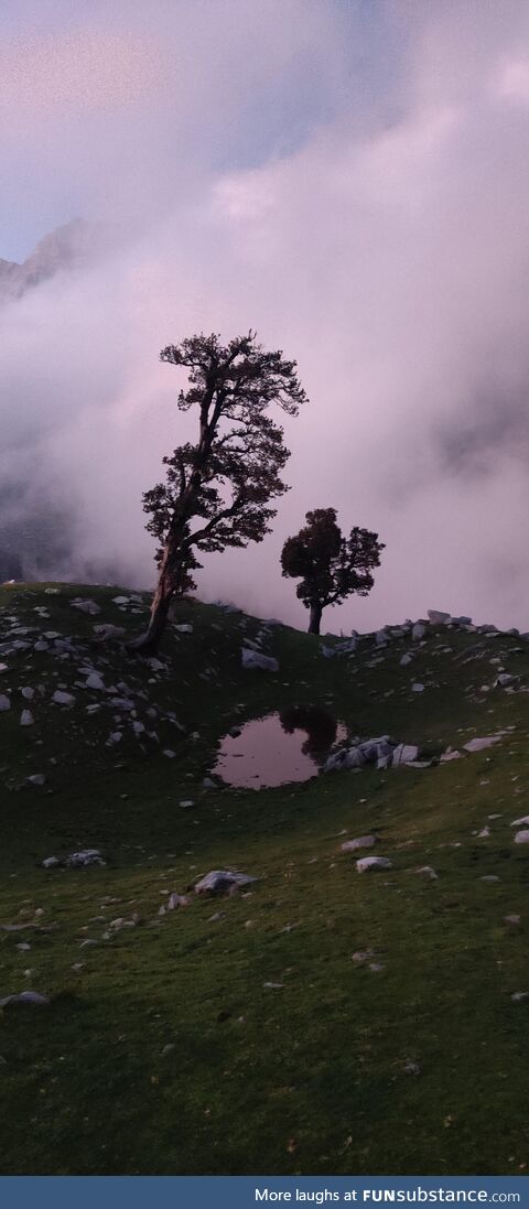 Pic taken on Snowline , McLeod Ganj just after sunset on one plus 7t