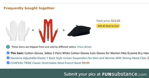I guess a lot of mimes do their shopping on Amazon?