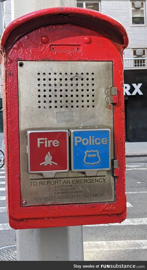A few years ago, I put googly eyes on this police box. The city painted over them . (OC,)