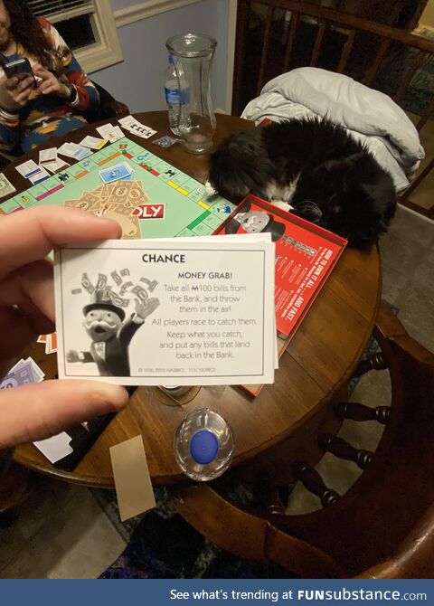 My wife and I looked at this chance card and both went “absolutely f*cking not”