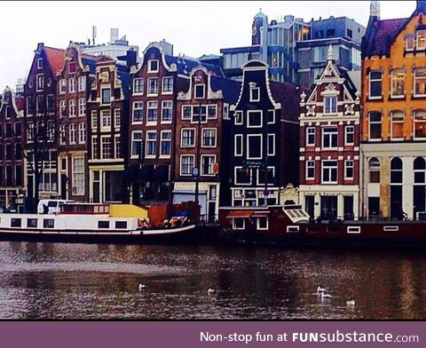 A photo I took when we traveled to Amsterdam… Adore the architecture so much, beautiful