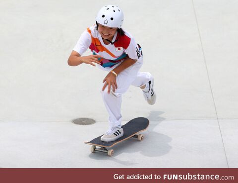 Japan's 13-year-old Momiji Nishiya wins the first-EVER Olympic gold medal in women's