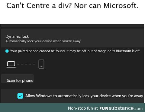 EvenMicrosoftCantCentreADiv