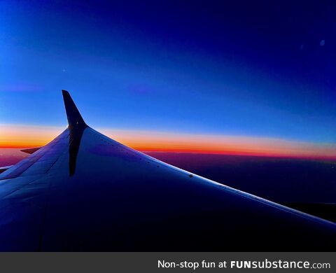 Flying somewhere over the Southwestern United States