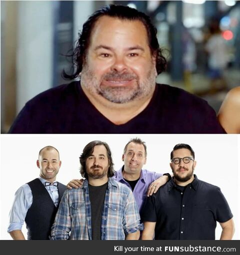 Ed from 90 Day Fiance looks like all of the impractical Jokers mashed together