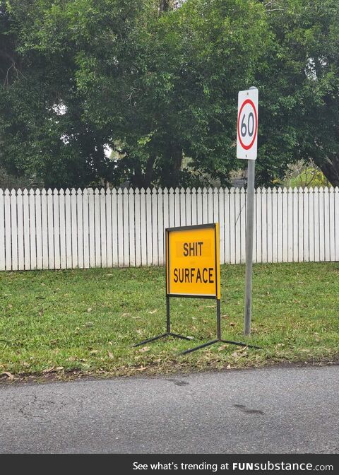 This 'corrected' road sign