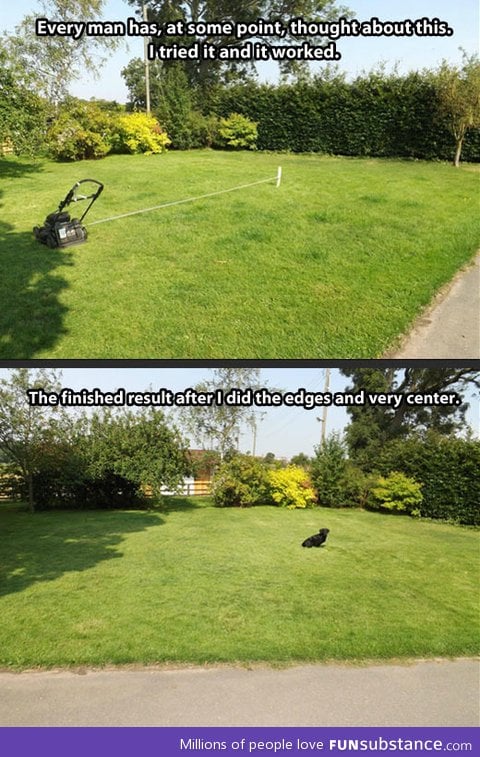 Lawn mowing made easy