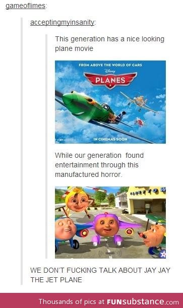Horror planes of our childhood