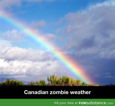 Canadian zombie weather